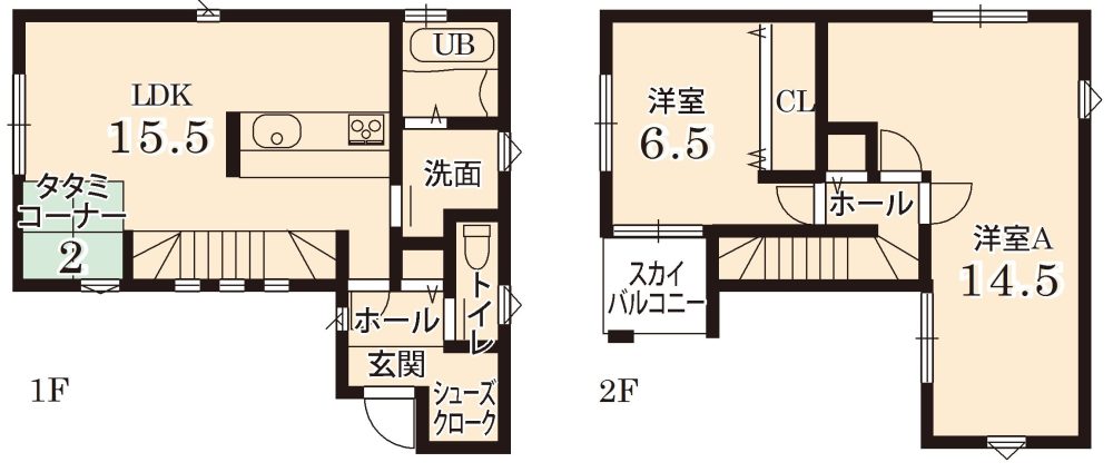 【3LDK】月々38,572円で持てる家 ～アイランドキッチン～の間取り図
